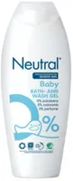 Neutral Baby Bath & Wash Gel - 250ml - thumbnail
