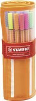 STABILO point 88, fineliner 0.4 mm, rollerset 30 stuks