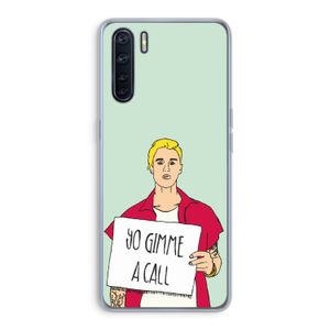 Gimme a call: Oppo A91 Transparant Hoesje