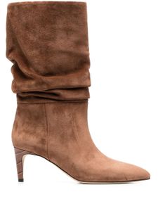 Paris Texas bottes en daim 60 mm - Marron