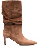 Paris Texas bottes en daim 60 mm - Marron - thumbnail