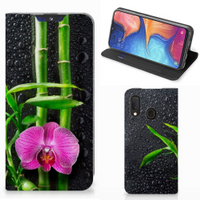 Samsung Galaxy A20e Smart Cover Orchidee - thumbnail