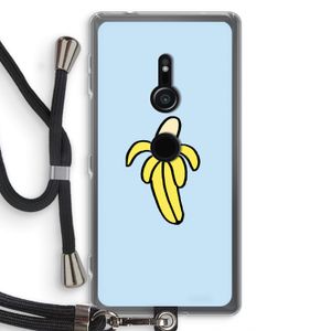 Banana: Sony Xperia XZ2 Transparant Hoesje met koord