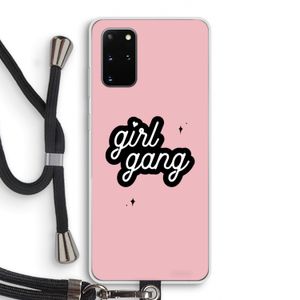 Girl Gang: Samsung Galaxy S20 Plus Transparant Hoesje met koord