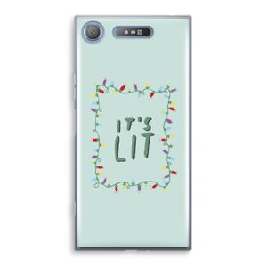 It's Lit: Sony Xperia XZ1 Transparant Hoesje