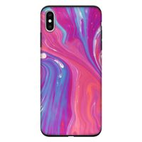Paarse stroom: iPhone XS Max Tough Case