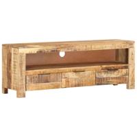 Tv-meubel 110x30x40 cm ruw mangohout