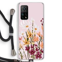 Painted wildflowers: Xiaomi Mi 10T 5G Transparant Hoesje met koord