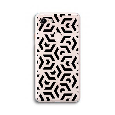 Crazy pattern: Google Pixel 3 XL Transparant Hoesje