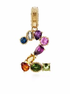 Dolce & Gabbana pendentif Number 2 en or 18ct orné de pierres