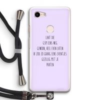 GSM: Pixel 3 Transparant Hoesje met koord