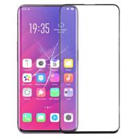 Front screen buitenste glazen lens voor OPPO vinden X (zwart)
