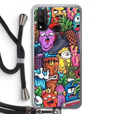 Vexx Mixtape: Huawei P Smart (2020) Transparant Hoesje met koord