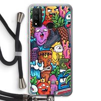 Vexx Mixtape: Huawei P Smart (2020) Transparant Hoesje met koord