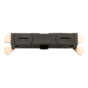 SG Zip Rechte koppeling spanningsrail mat zwart 230V 3059