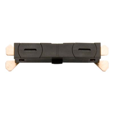 SG Zip Rechte koppeling spanningsrail mat zwart 230V 3059