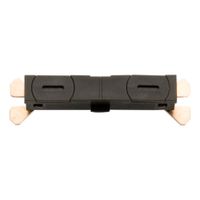SG Zip Rechte koppeling spanningsrail mat zwart 230V 3059