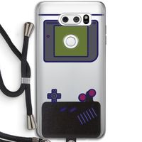 Game On: LG V30 Transparant Hoesje met koord
