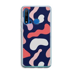 Memphis Shapes Pink: Huawei P20 Lite (2019) Transparant Hoesje