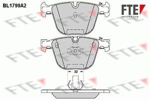 Remblokken set BL1799A2