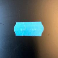 Etiket 2612 blauw permanent 54.000