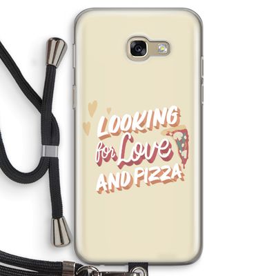 Pizza is the answer: Samsung Galaxy A5 (2017) Transparant Hoesje met koord