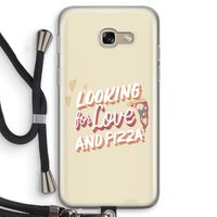 Pizza is the answer: Samsung Galaxy A5 (2017) Transparant Hoesje met koord