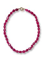 Bonnie Studios Bobby Burgundy Necklace