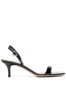 Gianvito Rossi sandales Ribbon Kitten 55 mm - Noir