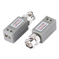 2 stk 202E-HD-CVI/TVI/AHD 1CH passieve Video Balun coax Adapter