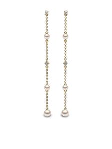 Yoko London boucles d'oreilles Trend Freshwater en or jaune 18ct