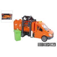 Toy Star Vuilniswagen frictie licht geluid 27,5cm