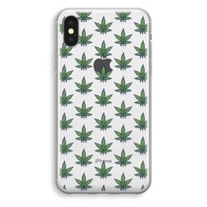 Weed: iPhone X Transparant Hoesje