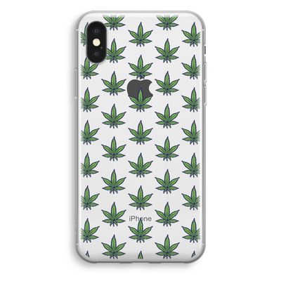 Weed: iPhone X Transparant Hoesje