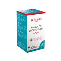 Nutrisan Nutrivit Vitamine D3 2000IU 100 + 20 Gratis Vegan Softgels