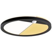 Paulmann 94708 Lamina PIR 2200K rd. schwarz LED-plafondlamp 14 W Zwart Paulmann 94708 Lamina PIR 2200K rd. schwarz LED-plafondlamp 14 W Zwart