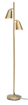 its about RoMi Vloerlamp 'Bremen' 2-lamps, kleur Goud