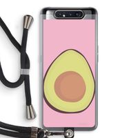 Avocado: Samsung Galaxy A80 Transparant Hoesje met koord