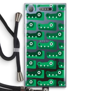 Crocs: Sony Xperia XZ1 Transparant Hoesje met koord