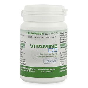 Vit D3 Caps 120 Pharmanutrics