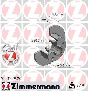 Remschijf Coat Z 100122920
