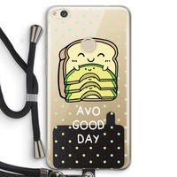 Avo Good Day: Huawei Ascend P8 Lite (2017) Transparant Hoesje met koord