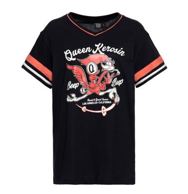 Queen Kerosin Beep Beep College T-Shirt -L