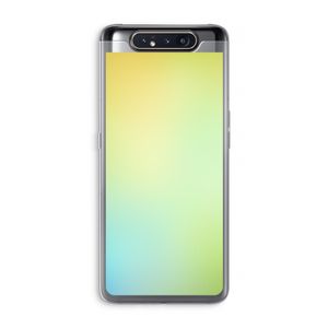 Minty mist pastel: Samsung Galaxy A80 Transparant Hoesje