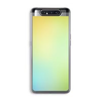 Minty mist pastel: Samsung Galaxy A80 Transparant Hoesje