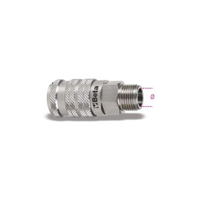 Beta 1917JM 1/4 Snelkoppeling | Aziatisch profiel | uitwendig draad | cylindrisch (BSP) - 019170406 019170406