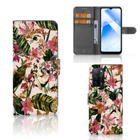 OPPO A16/A16s/A54s Hoesje Flowers - thumbnail