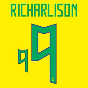 Richarlison 9 (Officiële Brazilië Bedrukking 2022-2023)