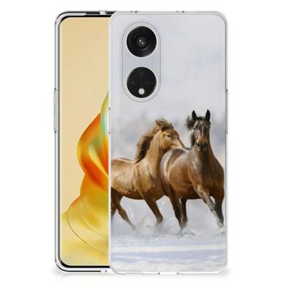 OPPO Reno8 T 5G | TPU Hoesje | Paarden