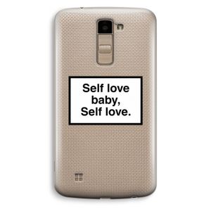 Self love: LG K10 (2016) Transparant Hoesje